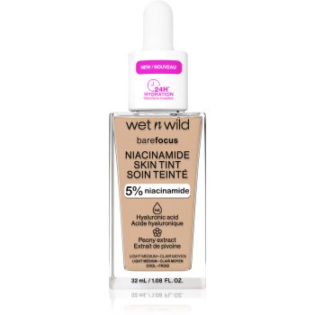 Wet n Wild BareFocus Niacinamide Skin Tint machiaj ușor de hidratare - imagine 2